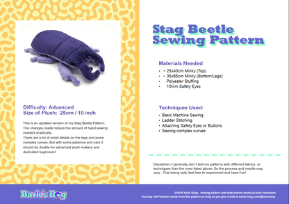 Stagbeetle - Sewing Pattern